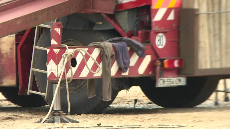 Quatre ouvriers travaillaient sur le chantier où s'est produit l'accident.