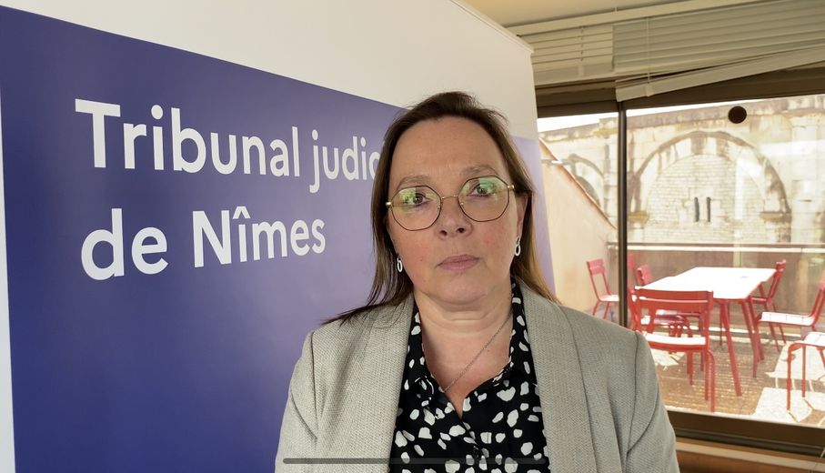 Cécile Gensac la procureure de la République de Nîmes.